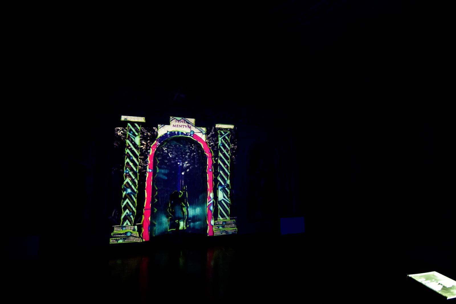 Videomapping on frescoes